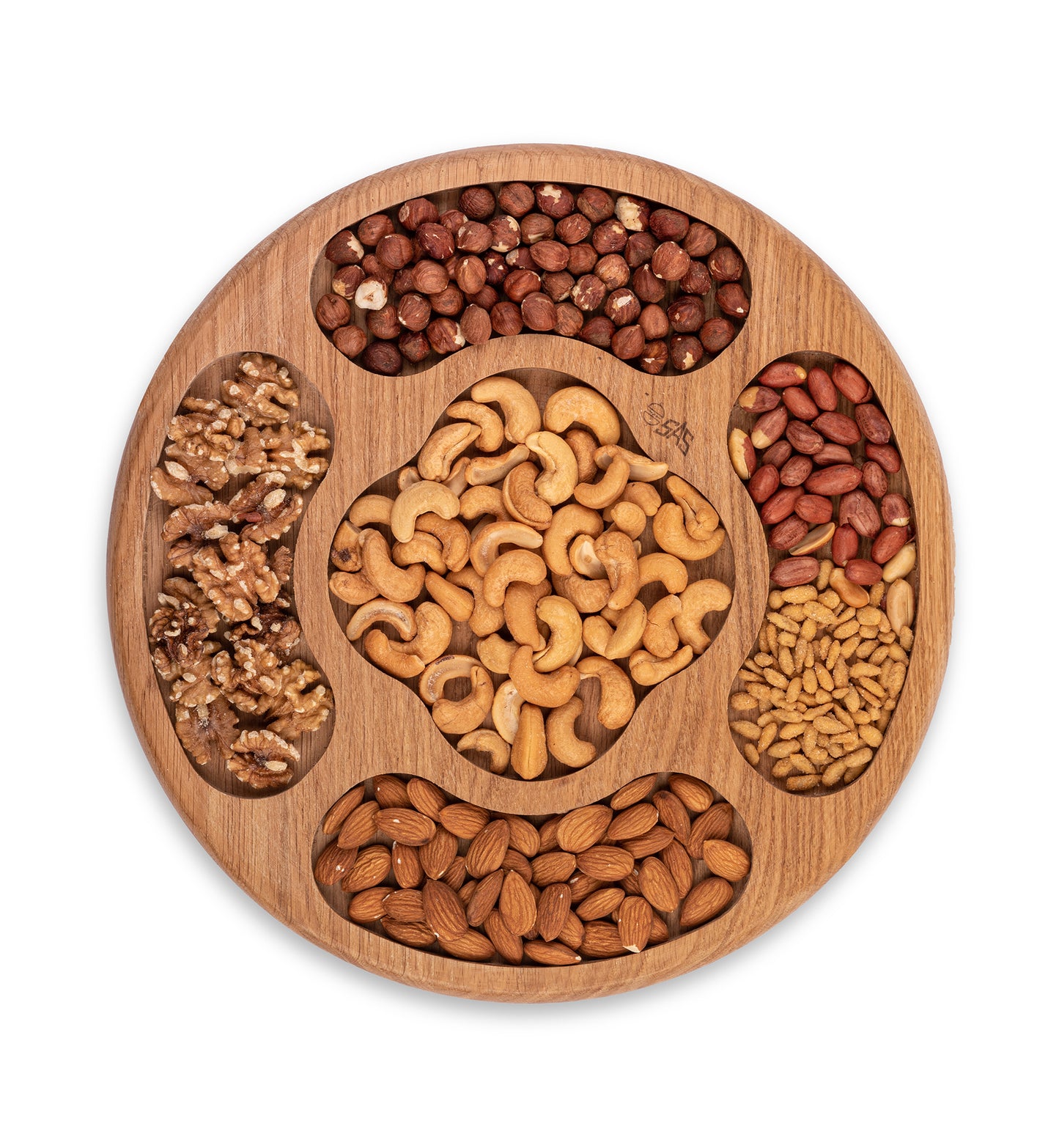 Round Snacks Plate