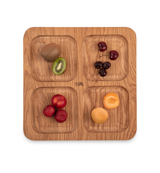 square Snacks Plate